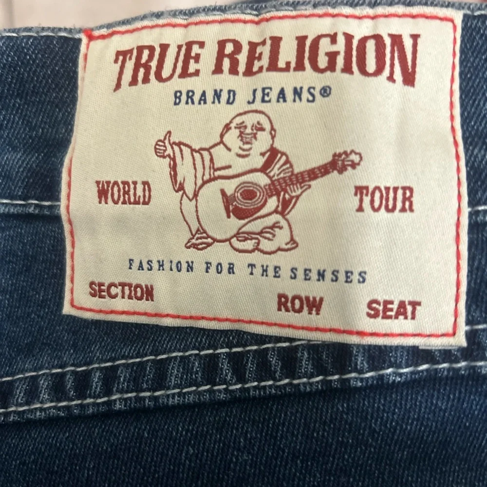 True Religion Dark Blue Men's Straight Jeans‎ 30/34